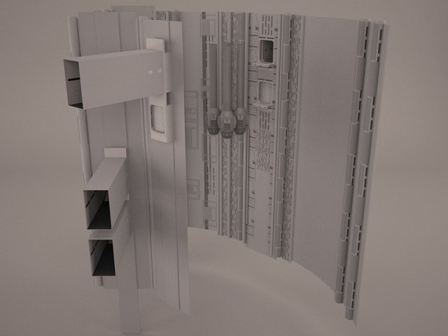 death star destroyed star wars 3D 模型 .c4d .max .obj .3ds .fbx .stl .blend 