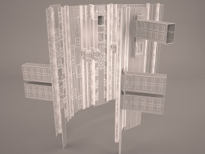 death star destroyed star wars 3D 模型