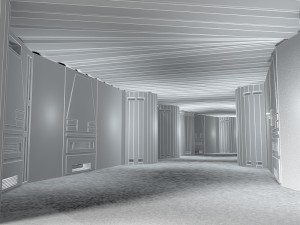 death star corridor star wars 3Dモデル