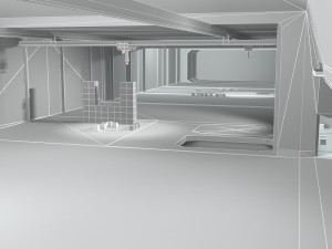 hangar corridor star wars 3D 模型
