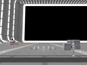 isd hangar corridor star wars 3D 模型