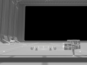 isd hangar corridor star wars 3Dモデル