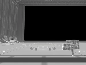 isd hangar corridor star wars 3D Model