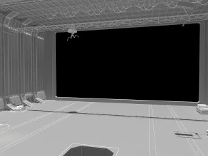 isd hangar corridor star wars 3D Model