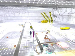 Gwiezdne Wojny w korytarzu hangaru Model 3D