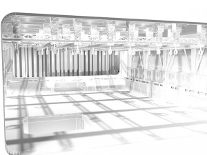 hangar corridor star wars Model 3D