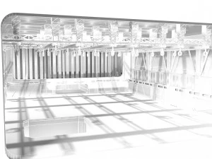 hangar corridor star wars 3D Model