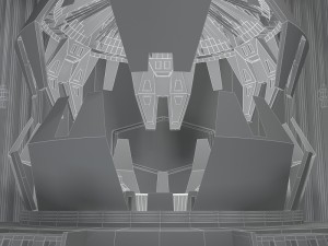 jedi council chamber star wars 3D Model