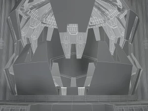 jedi council chamber star wars 3D Model