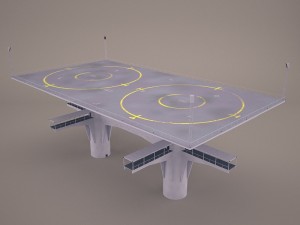 landing platform star wars 3D Модель