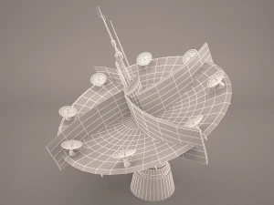 shield generator dish star wars 3D Model