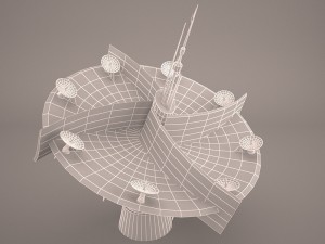 shield generator dish star wars 3D Модель