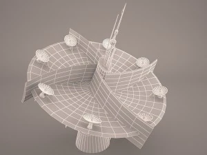 shield generator dish star wars 3D Model