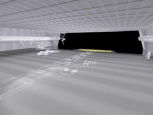 ship hangar corridor star wars 3D Model