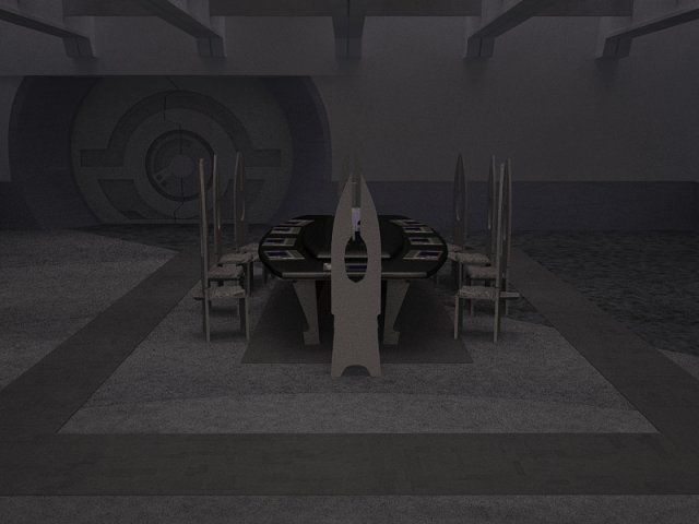 confrence room star wars 3D Model .c4d .max .obj .3ds .fbx .stl .blend 