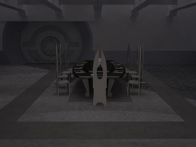 confrence room star wars 3D Model .c4d .max .obj .3ds .fbx .stl .blend