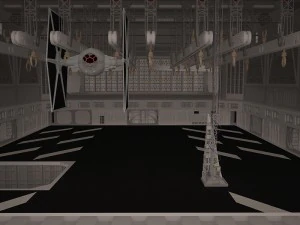 tie hangar star wars 3D Model