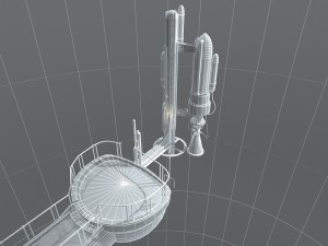 death star corridor star wars 3D 모델