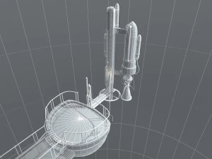 death star corridor star wars 3D Model