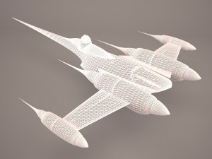 naboo bomber royal starship star wars 3D 模型