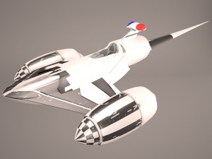 naboo police royal starship star wars 3D मॉडल