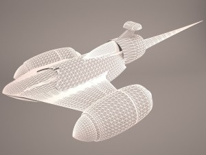 naboo police royal starship star wars Modelo 3D