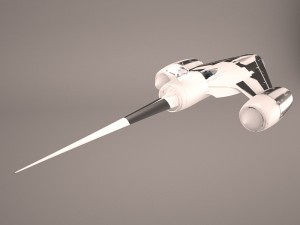 naboo police royal starship star wars Modelo 3D