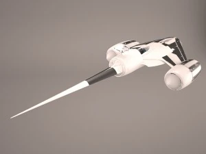 naboo police royal starship star wars 3D Model