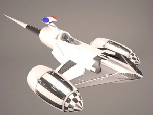 naboo police royal starship star wars 3D Model