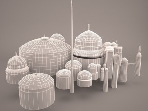 theed royal palace star wars 3D मॉडल
