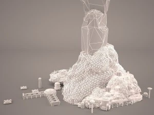mos espa grand arena star wars 3D Model