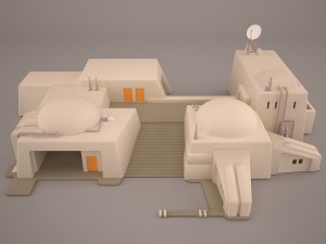 mos eisley tatooine building star wars 3D Model