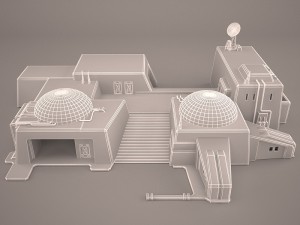 mos eisley tatooine building star wars 3D Model