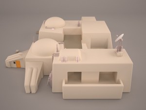 mos eisley tatooine building star wars 3D Model