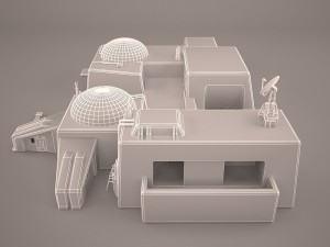 mos eisley tatooine building star wars 3D Model