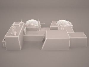 mos eisley tatooine building star wars 3D Model