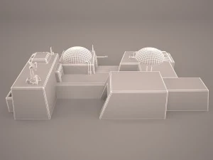 mos eisley tatooine building star wars 3D Model