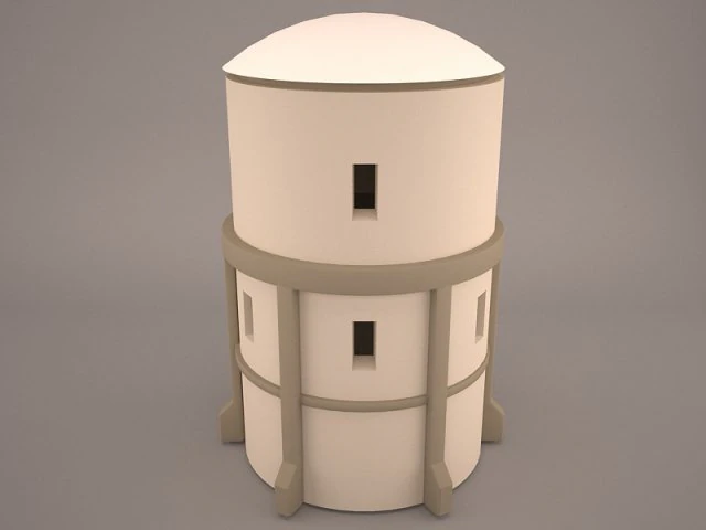 मॉस आइस्ले टैटूइन बिल्डिंग स्टार वार्स 3D मॉडल .c4d .max .obj .3ds .fbx .stl .blend