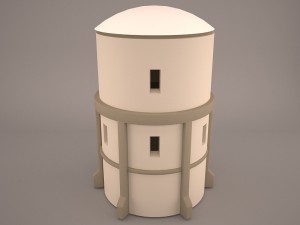 mos eisley tatooine building star wars 3D Model