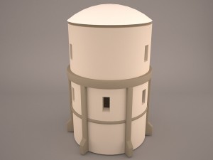 mos eisley tatooine building star wars 3D Modell