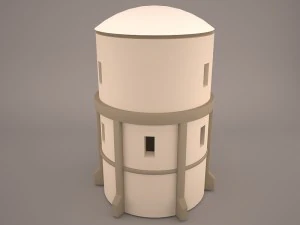 मॉस आइस्ले टैटूइन बिल्डिंग स्टार वार्स 3D मॉडल