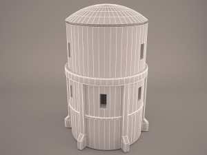 mos eisley tatooine building star wars 3D Modell