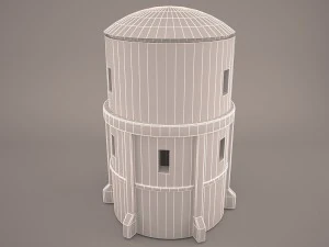 मॉस आइस्ले टैटूइन बिल्डिंग स्टार वार्स 3D मॉडल