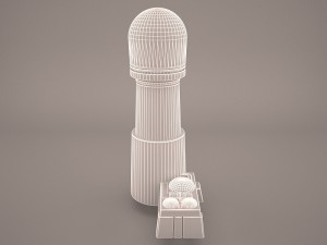 mos eisley tatooine building star wars Modello 3D