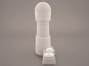 mos eisley tatooine building star wars 3D Model
