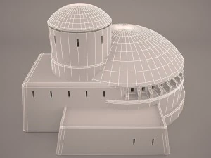 mos eisley tatooine building star wars 3D Model