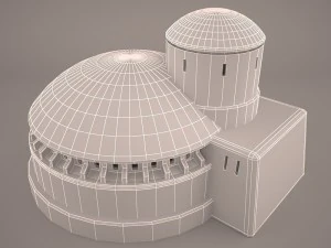 mos eisley tatooine building star wars 3D Model