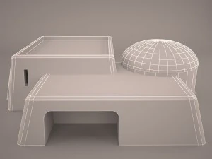 mos eisley tatooine building star wars 3D Model