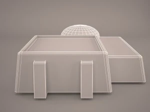 mos eisley tatooine building star wars 3D Model