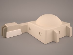 mos eisley tatooine building star wars 3D Model
